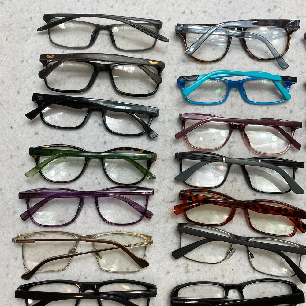 Lot Of 30 Mixed Reading Glasses Bundle Unisex OS Rectangular Cat Eye Bundle